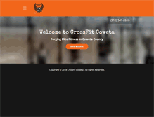 Tablet Screenshot of crossfitcoweta.com